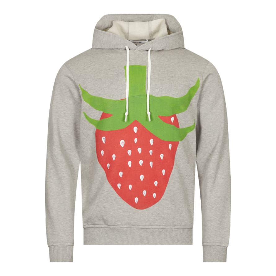 Comme Des Garcons Grey Strawberry Hoodie
