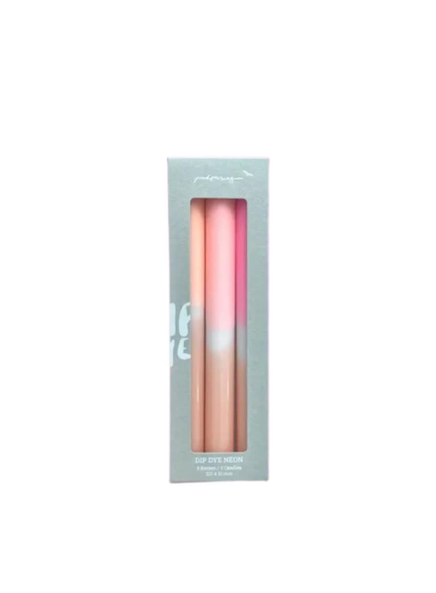 Pink Stories Dip Dye Glossy Platin Candles From
