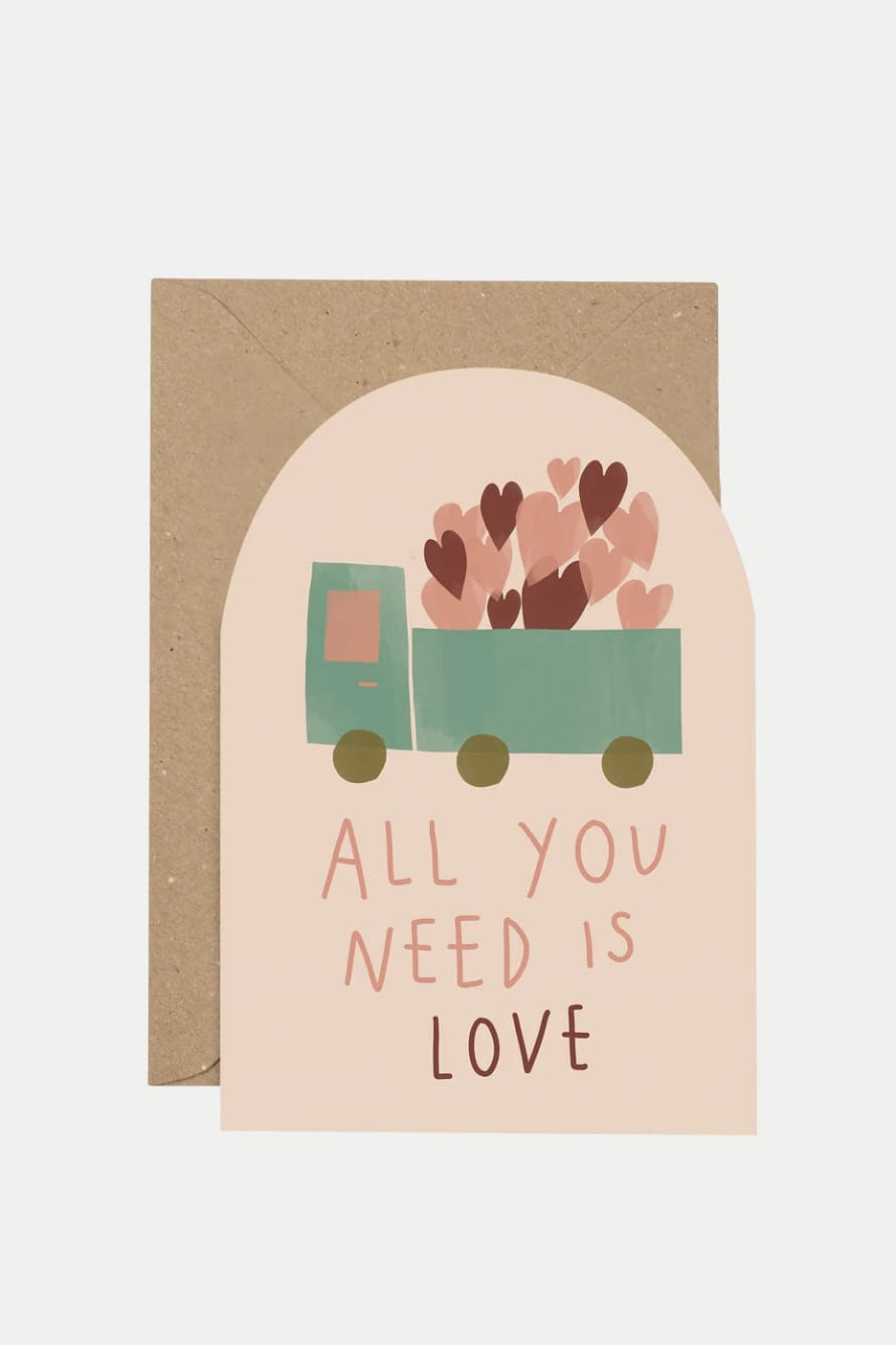 Plewsy All You Need Is Love Card