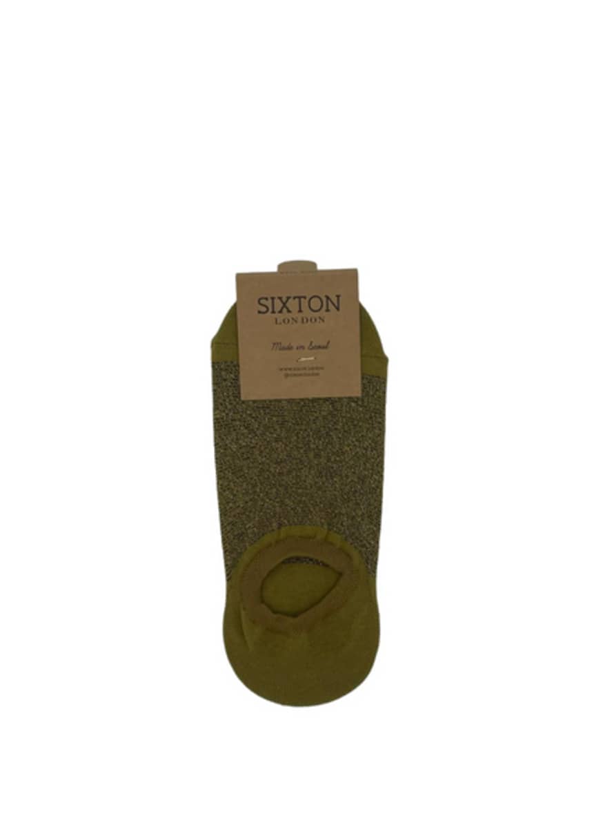sixton Tokyo Trainer Socks In Olive From