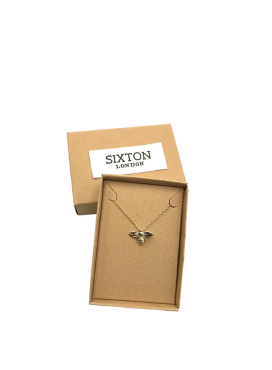 sixton Core Range Tiny Bee Necklace