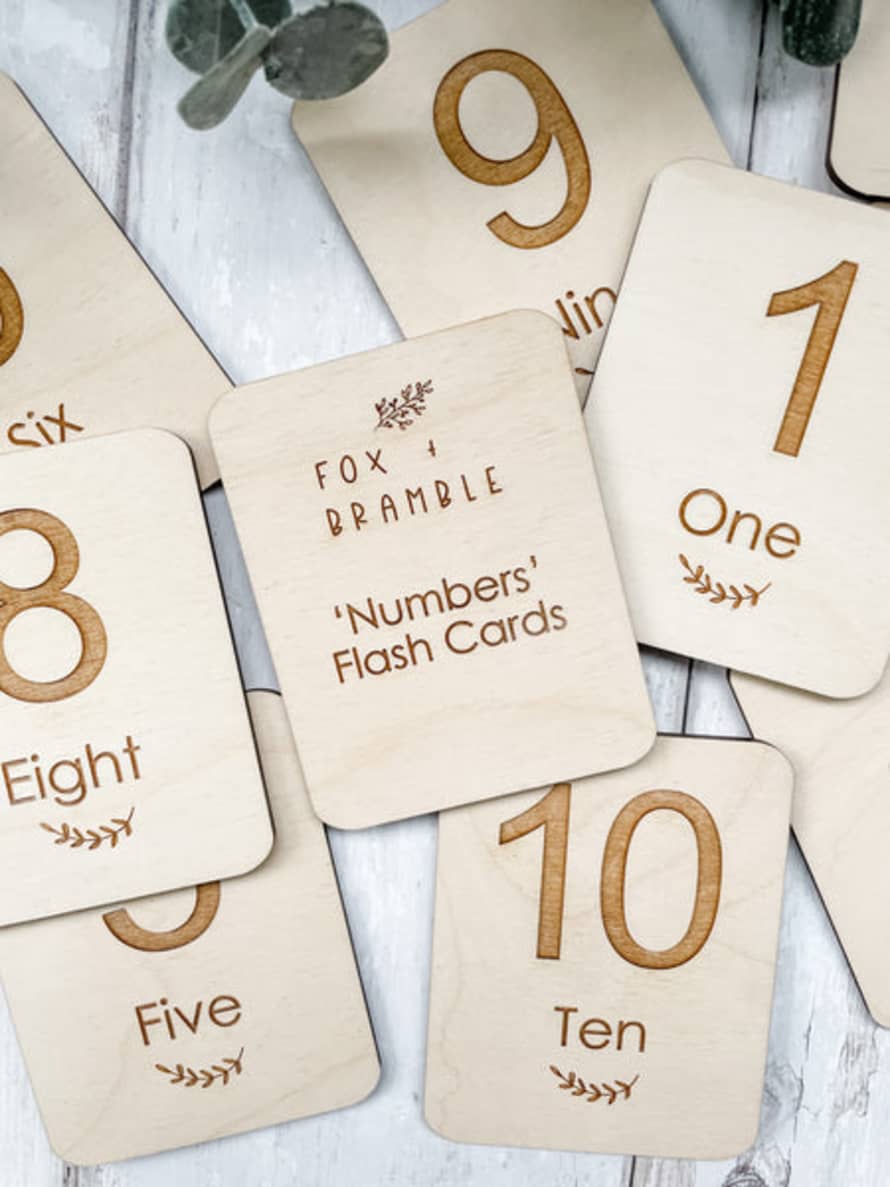 Fox & Bramble Numbers Flashcards