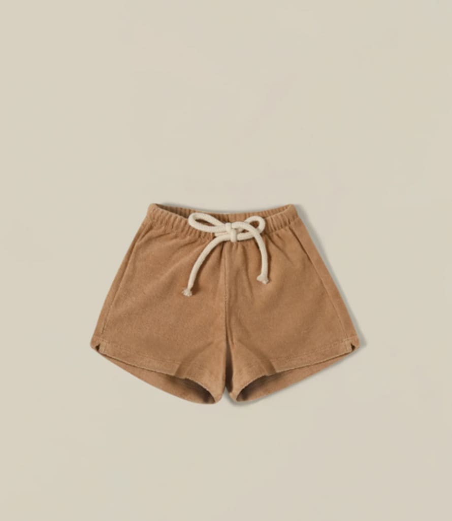 Organic Zoo Gold Terry Rope Shorts