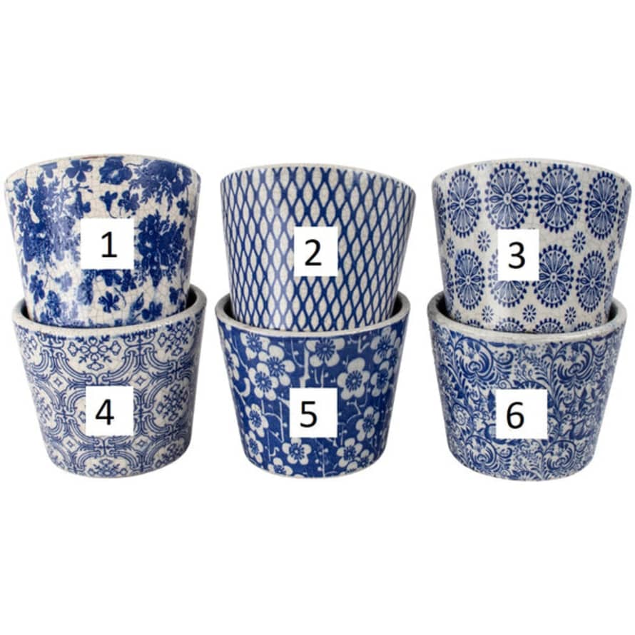 Grand Illusions Old Style Dutch Pot Blue Assorted Designs