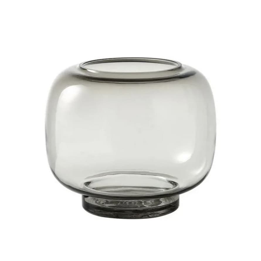 Joca Home Concept 20cm Grey Glass Barrel Vase