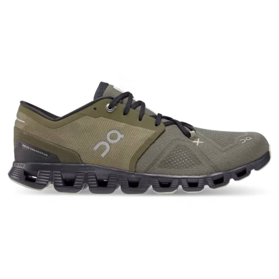 ON Running Cloud X 3 Trainers - Olive/reseda