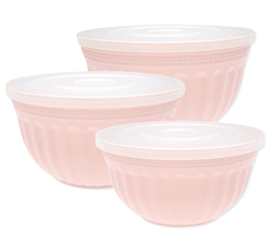 Green Gate Bowl With Lid Alice Large Pale Pink