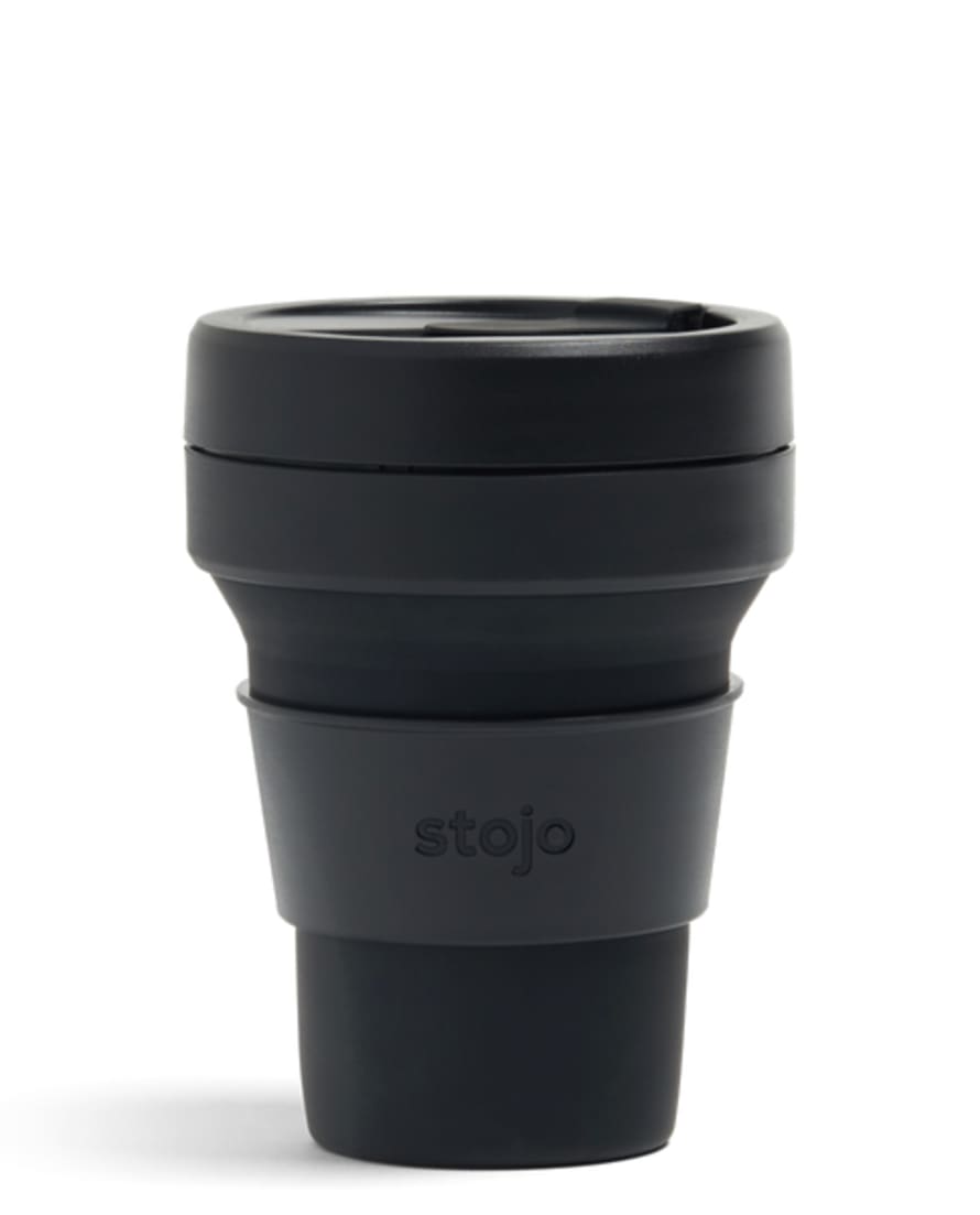 Stojo 12oz Ink Black Collapsible Cup 