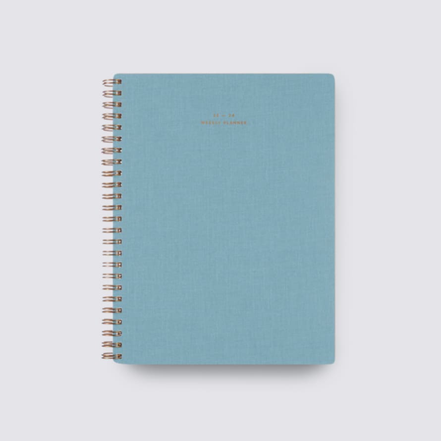 Appointed 2023 - 2024 Academic Weekly Planner - Chambray Blue