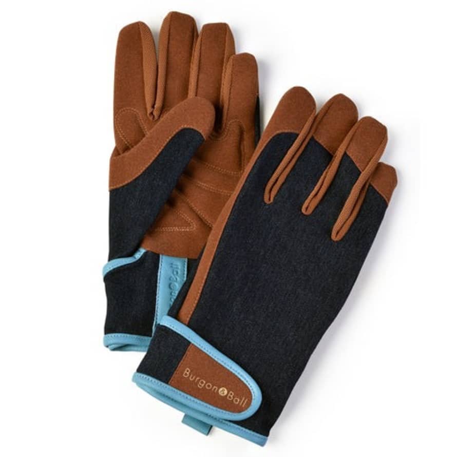 Burgon & Ball Dig The Glove Gardening Gloves - Denim