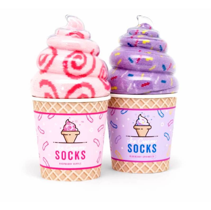 Luckies Of London Ice Cream Style Socks