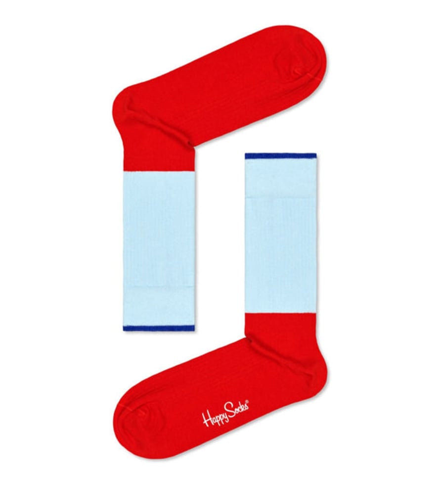 Happy Socks  Red I Am Blocked Socks