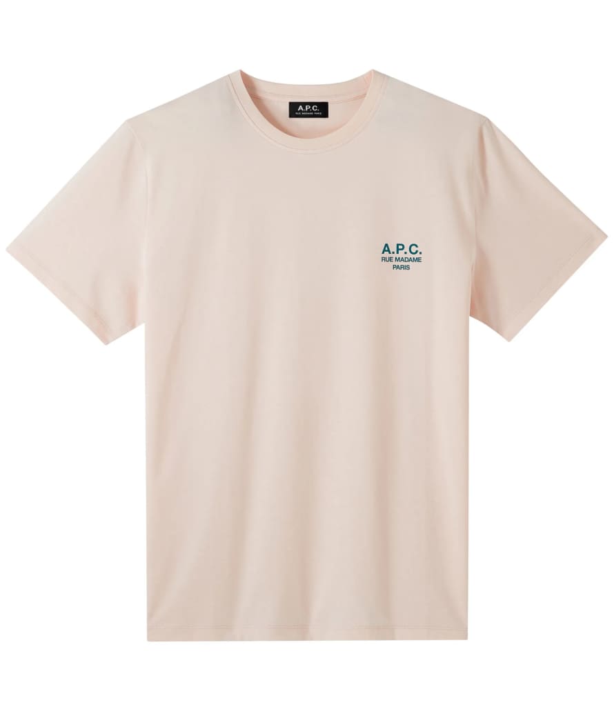 A.P.C. Pale Pink Raymond T Shirt 