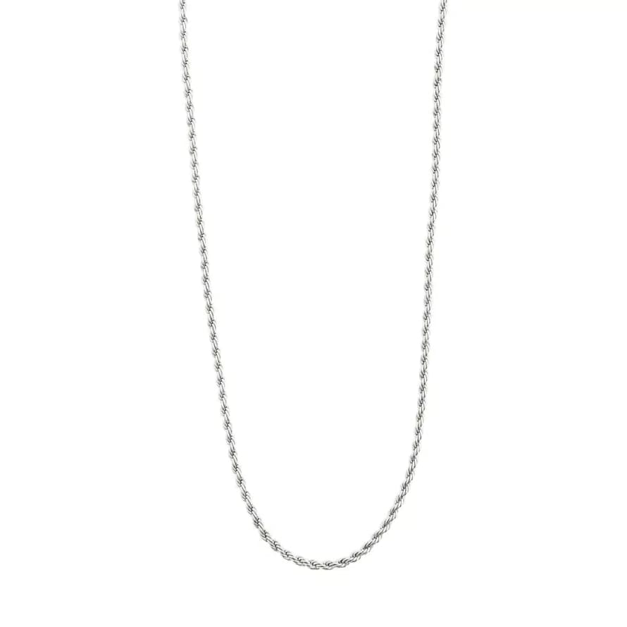 Pilgrim Silver Pam Plated Robe Chain Necklace
