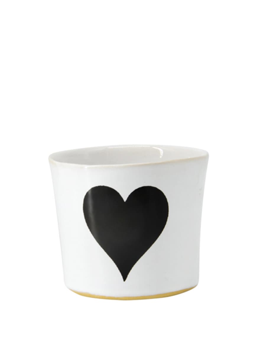 Kuhn Keramik Kühn Keramik Medium Heart Coffee Beaker In White