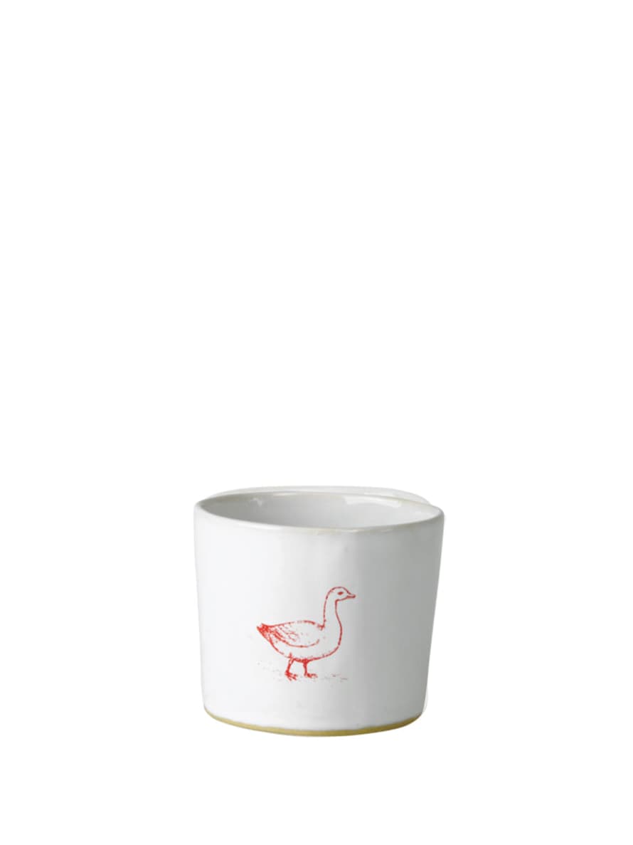 Kuhn Keramik Kühn Keramik Small Goose Coffee Beaker In White