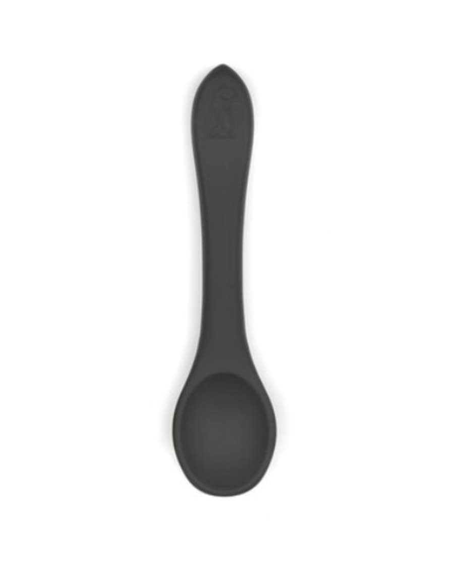 Little Blue Seal Grey Silicone Weaning Spoon