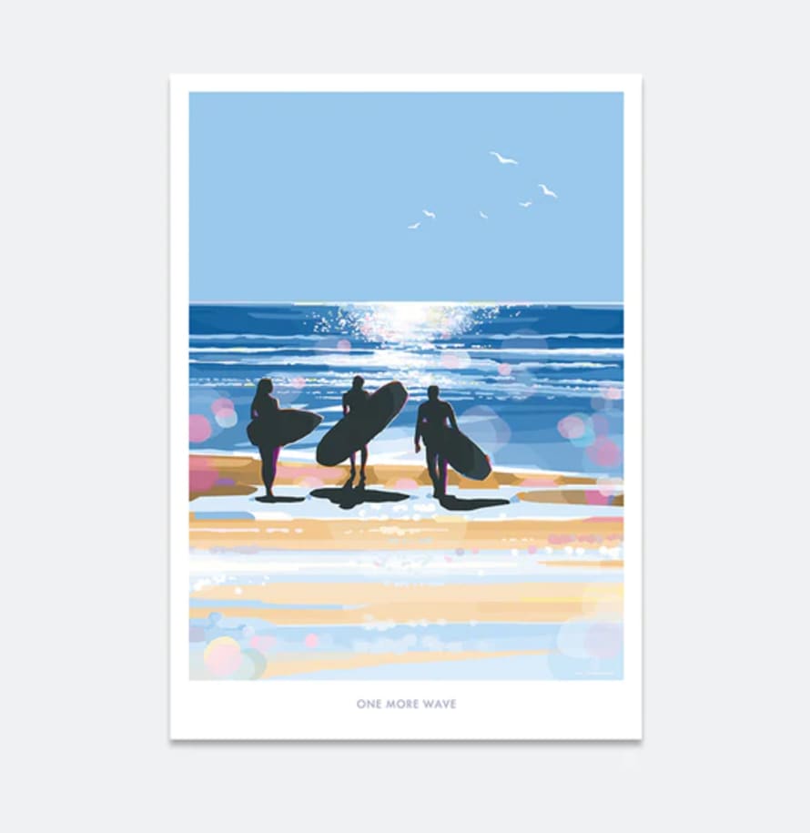 Becky Bettesworth One More Wave A4 Print