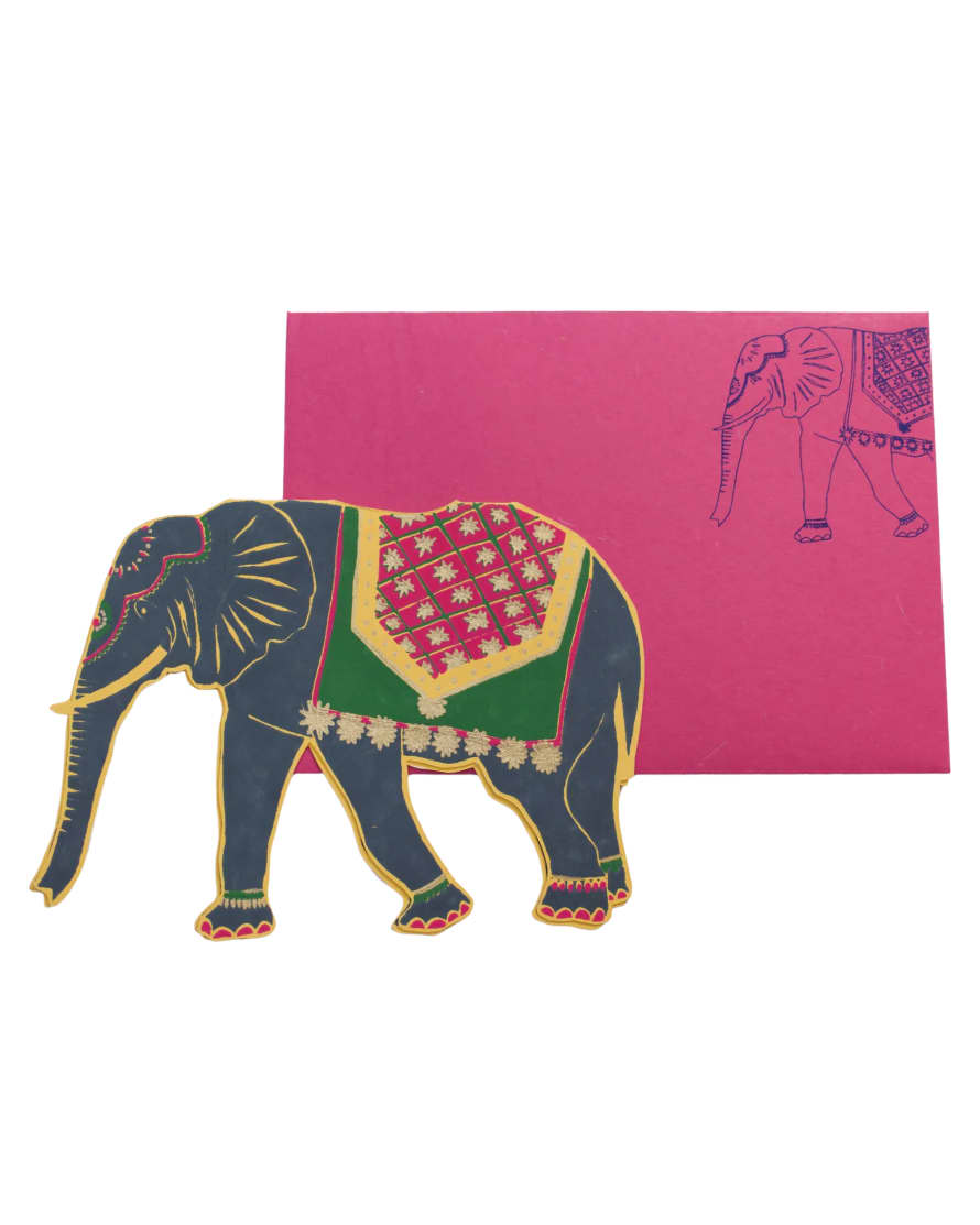 East End Press Elephant Card