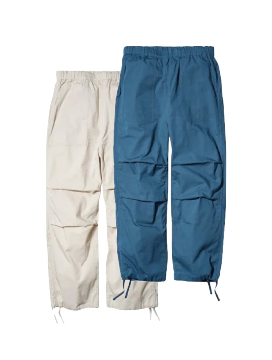 Trouva: Takibi Light Ripstop Easy Pants | Blue Or Natural