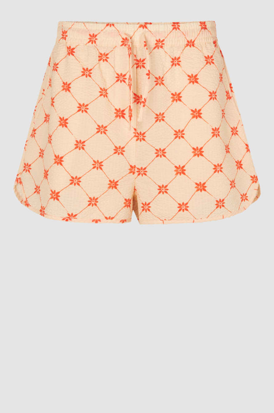 Second Female Tan All Over Pattern Fermo Shorts