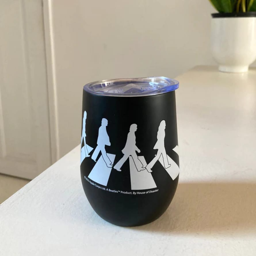 House of disaster The Beatles Abbey Road Stainless Steel Keep Cup