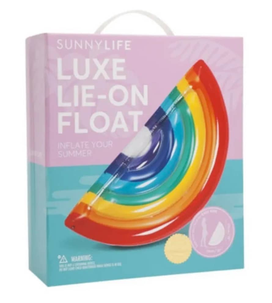 Sunnylife Luxe Large Lie-on Rainbow Float