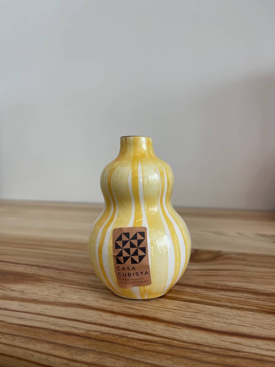 Casa Cubista Gourd Vase Cabana Yellow 