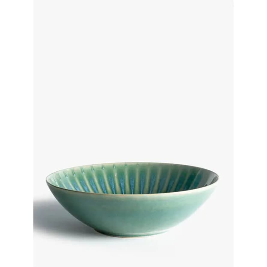 Pure Table Top Living Jewels Salad Bowl 24cms - Green