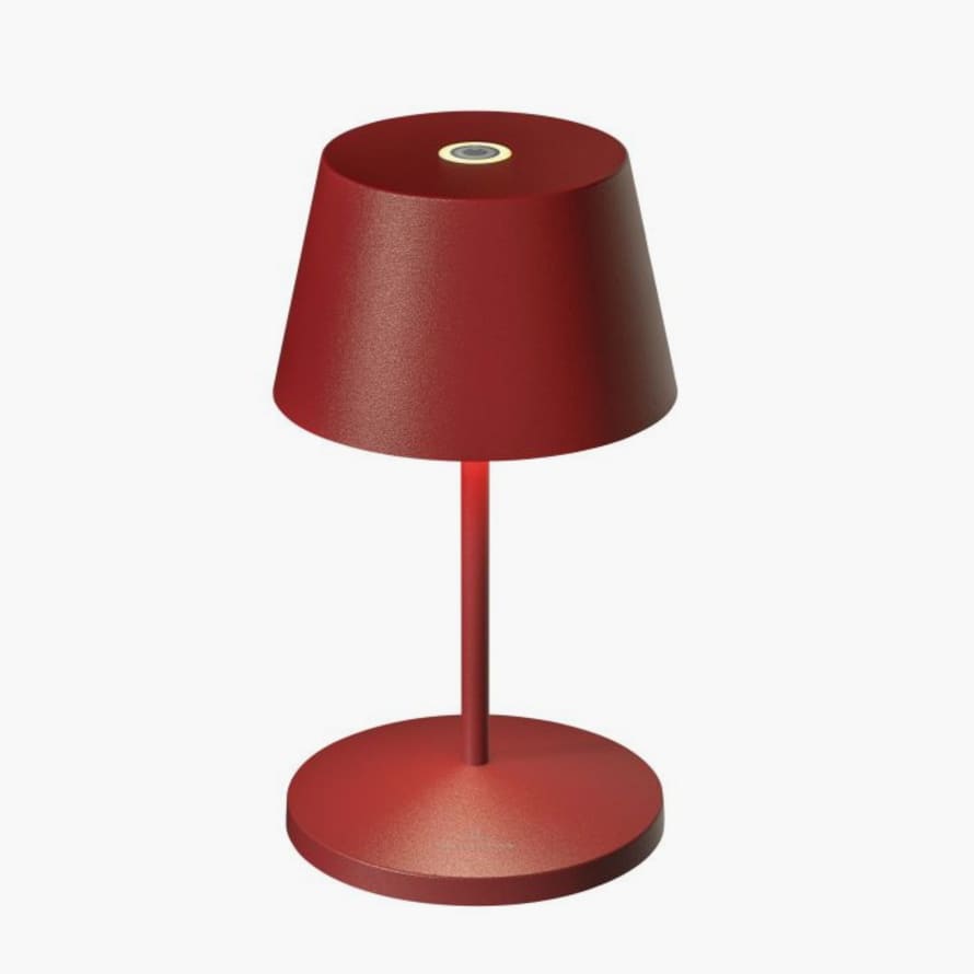 Villeroy & Boch Table Lamp Seoul 2.0 LED with Battery and Charging Station - Red