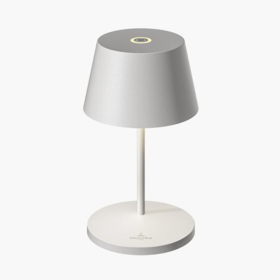 Villeroy & Boch Table Lamp Seoul 2.0 LED with Battery and Charging Station - White