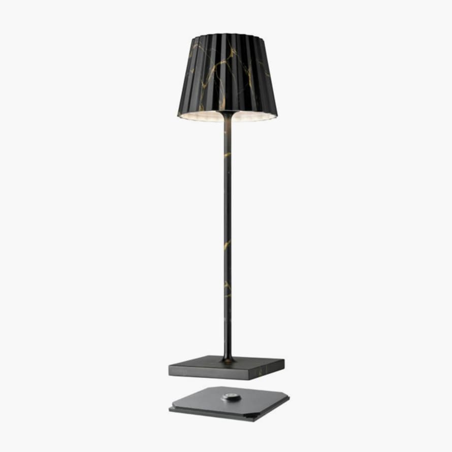 Sompex Cordless Splashproof LED Garden Table Lamp Troll 2.0 Black-Gold