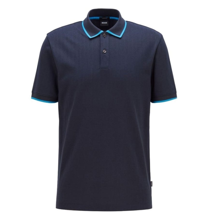 Boss Dark Blue Parlay 114 Polo Shirt