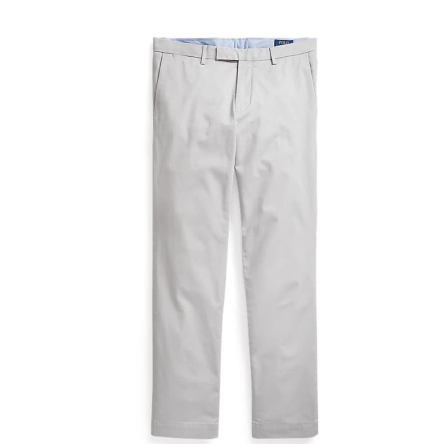 Ralph Lauren Grey Slim Fit Flat Chino Pants