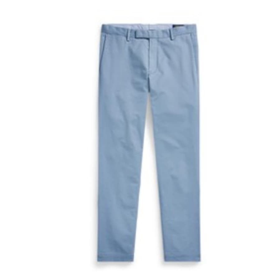 Ralph Lauren Blue Slim Fit Flat Chino Pants