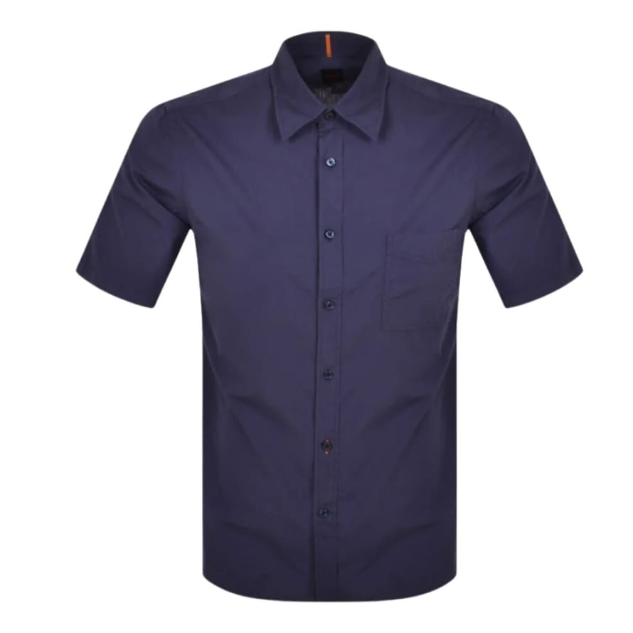 Hugo Boss Navy Relegant_6 Short Sleeve Shirt