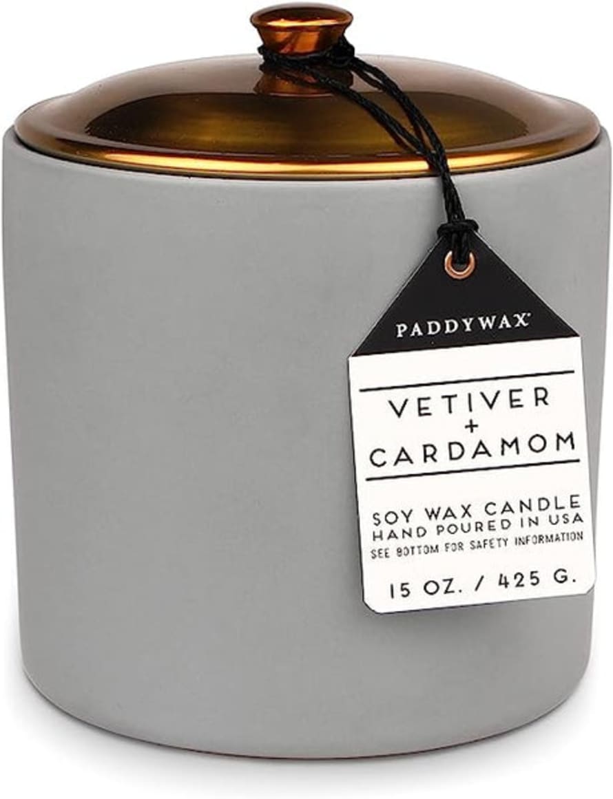 Lark London Vetiver & Cardamom Soy Wax Candle Pot - Large