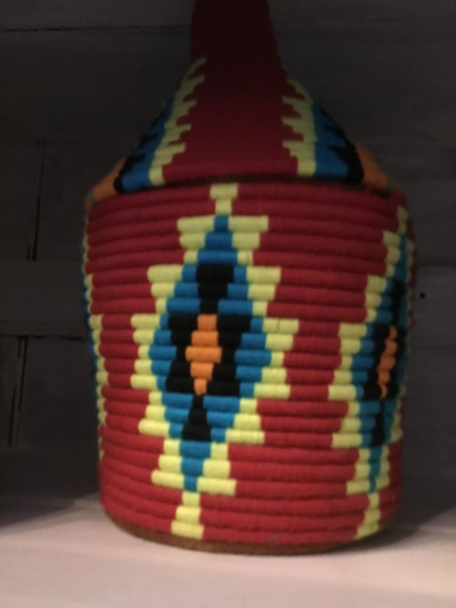 Bottega Large Handmade Woven Jar