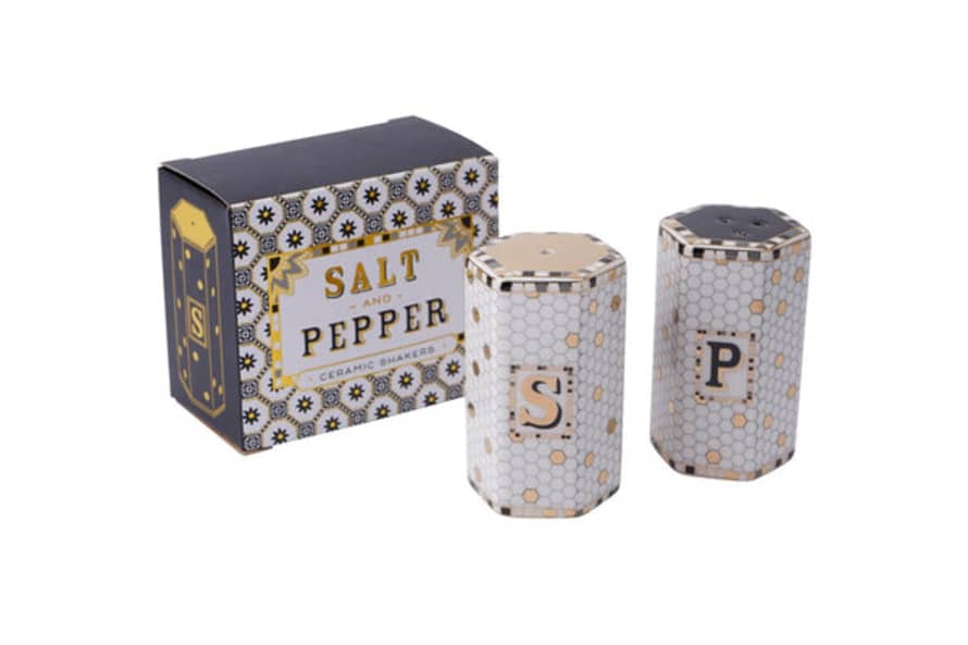 Lark London Palazzo Salt & Pepper Ceramic Shakers