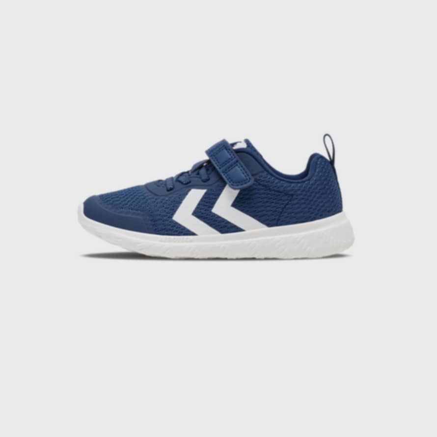 Hummel Actus Recycled Trainers Navy Peony