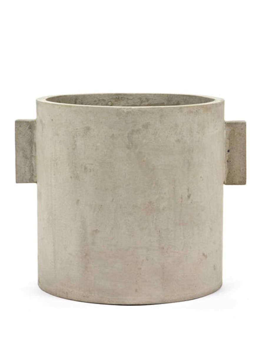 Serax Round Concrete Pot with Handles
