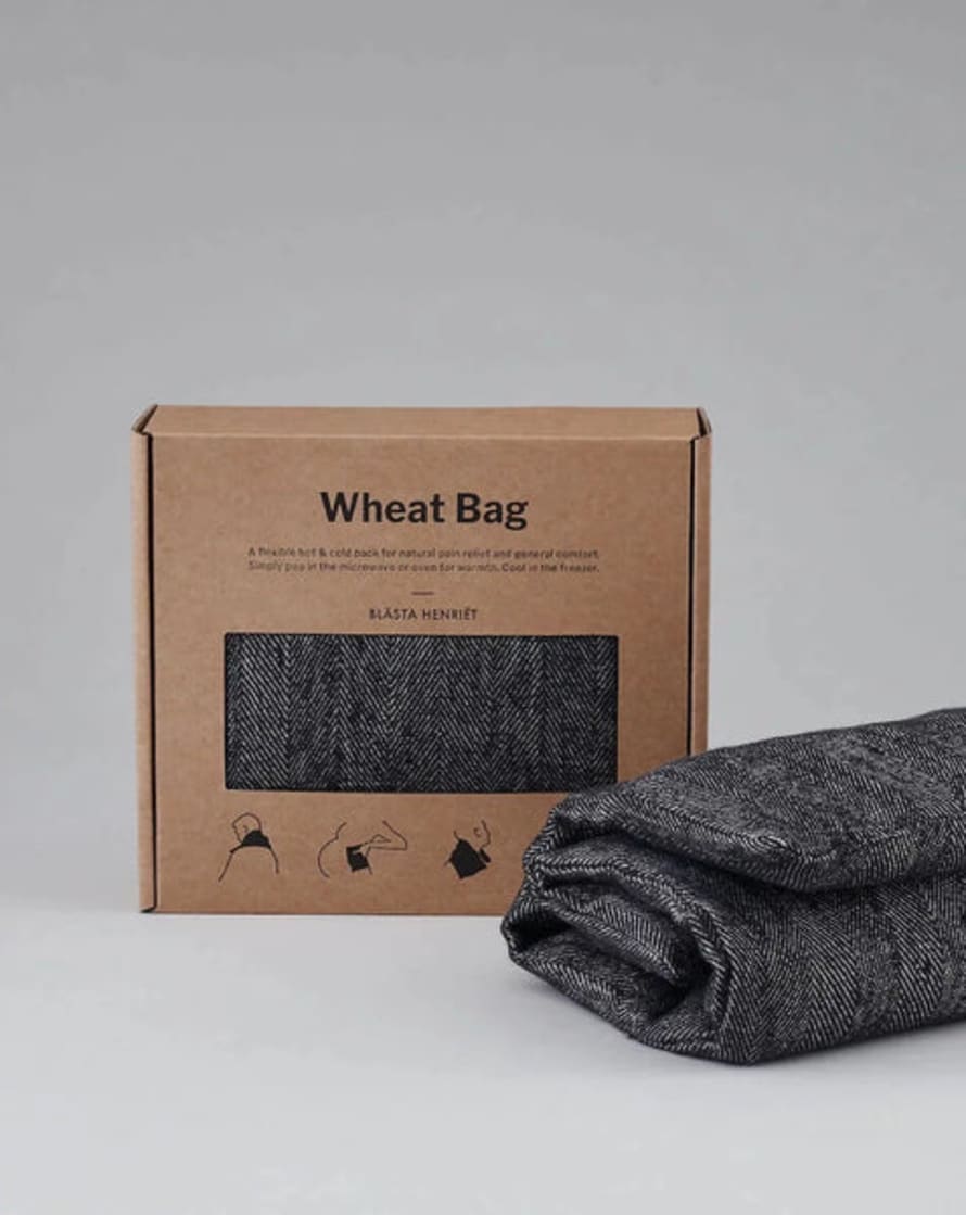 Blästa Henriët Wheat Bag In Herringbone Linen