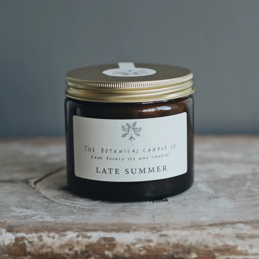 The Botanical Candle Company Late Summer Soy Candle