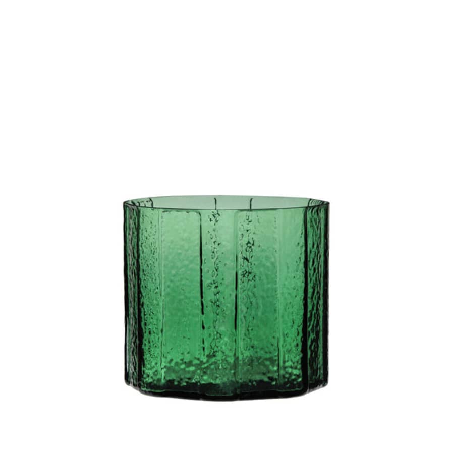 Hubsch Emerald Green Vase