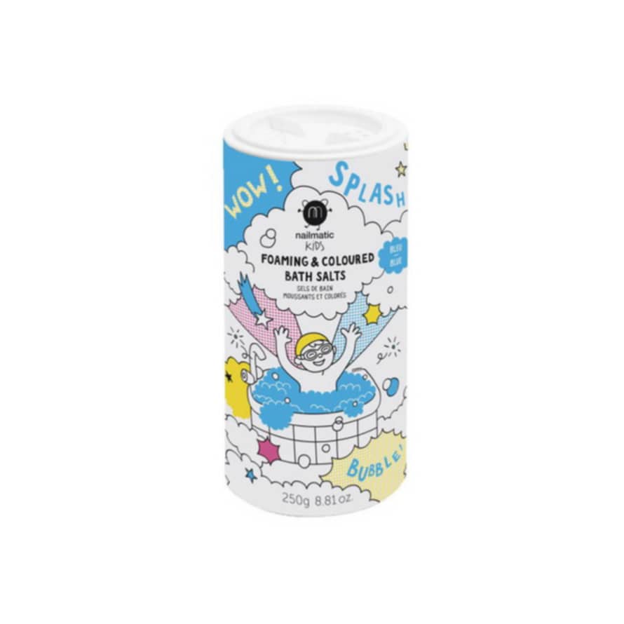 Nailmatic Foaming And Coloured Bath Salts Blue