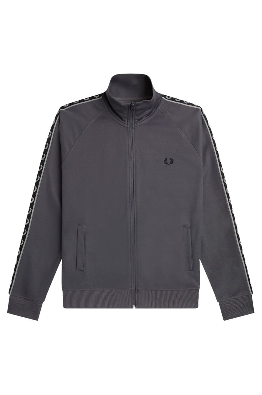 Fred Perry Contrast Tape Track Grey