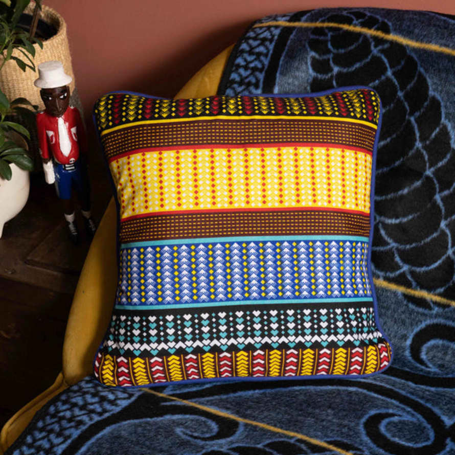 Senegal Senegal 45cm X 45cm Piped Cushion Cover