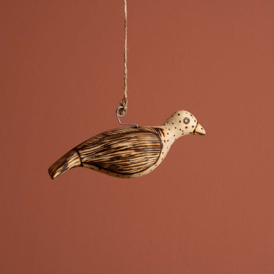 Zimbabwe Zimbabwean Hanging Wooden Decoration 'bird'