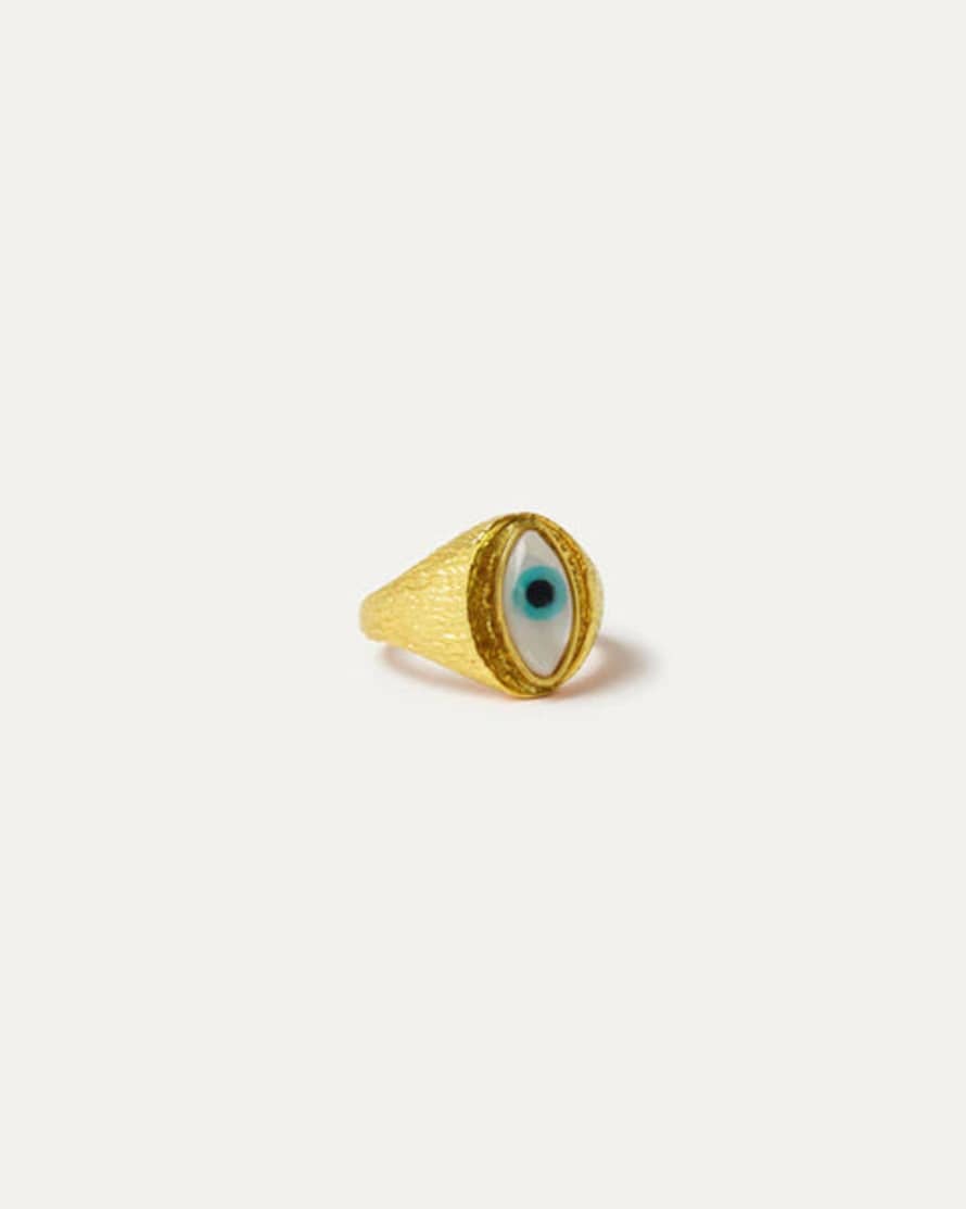 Ottoman Hands Amara Eye Signet Ring