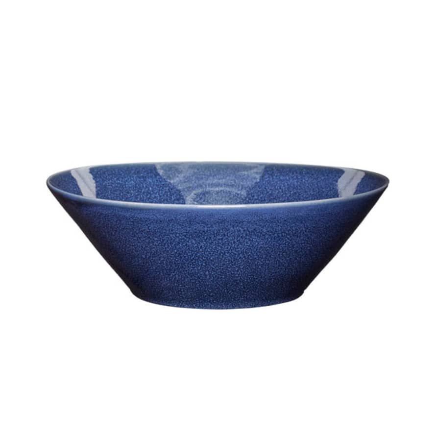 Hubsch Large Blue Glaze Bowl